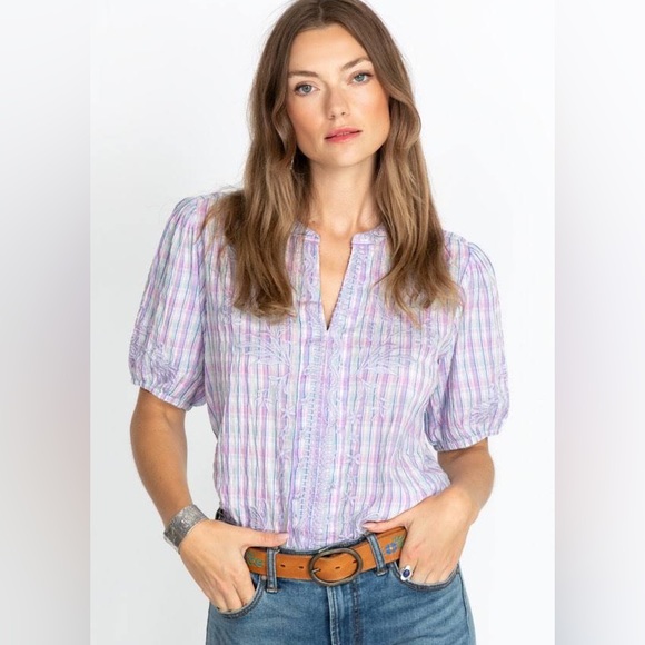 NWT Johnny Was Malo Puff Sleeve Blouse - Picture 2 of 10